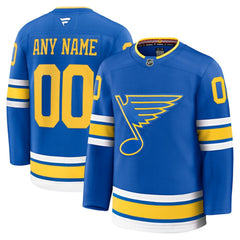 St. Louis Blues Fanatics Home Premium Custom Jersey - Blue - NHL 203133900