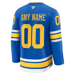 St. Louis Blues Fanatics Home Premium Custom Jersey - Blue - NHL 203133900