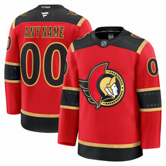 Ottawa Senators Fanatics Alternate Custom Premium Jersey - Red - NHL 203133908