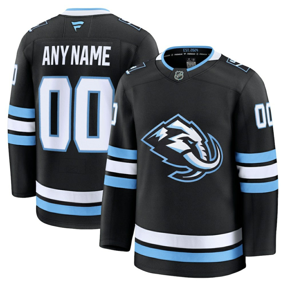 Utah Mammoth Fanatics Home Premium Custom Jersey - Black - NHL 203133910