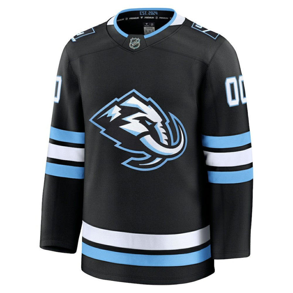 Utah Mammoth Fanatics Home Premium Custom Jersey - Black - NHL 203133910