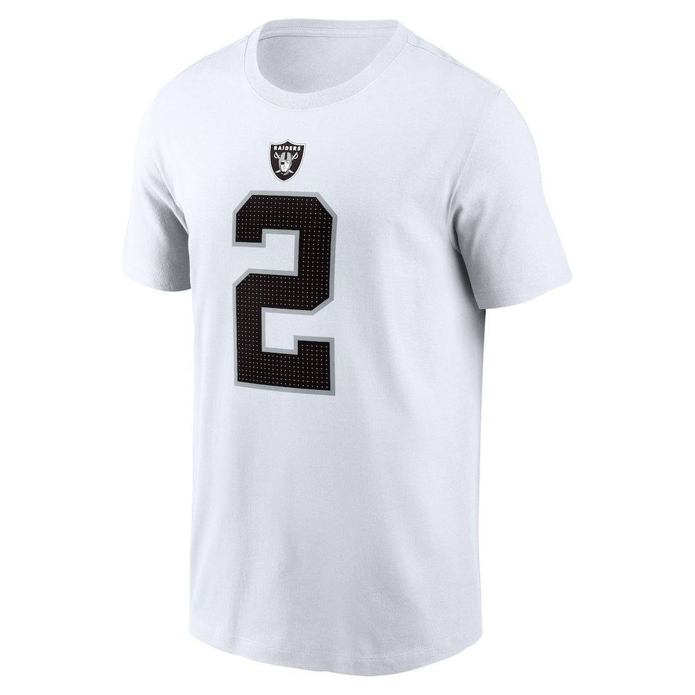 Nike Ashton Jeanty Las Vegas Raiders Name & Number T-Shirt White