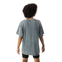 San Francisco 49ers Gameday Couture Women's Peak Performance Oversized Snow Wash T-Shirt Gray