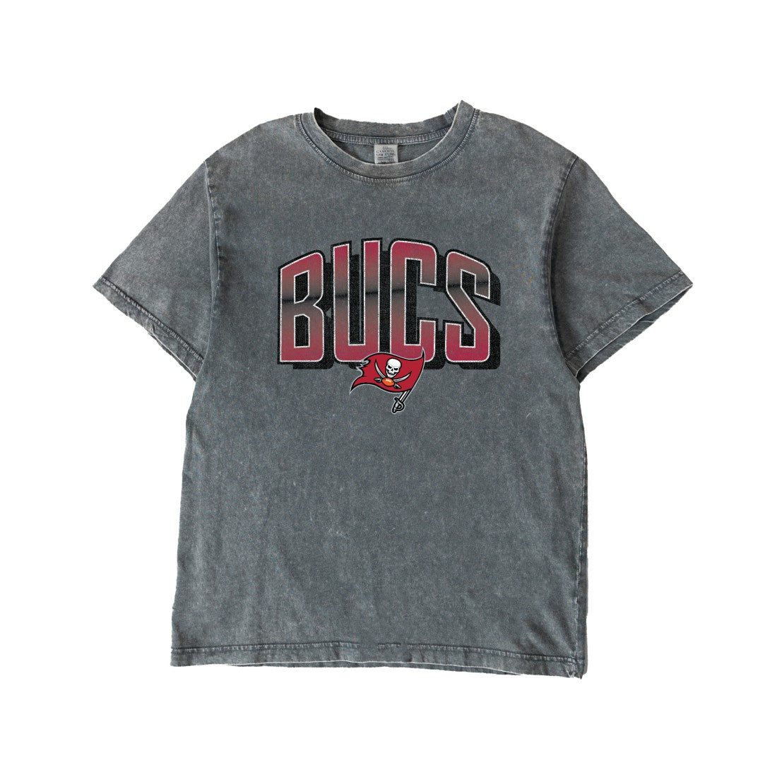 Tampa Bay Buccaneers Gameday Couture Women's Peak Performance Oversized Snow Wash T-Shirt Gray