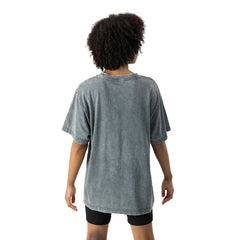 Houston Texans Gameday Couture Women's Peak Performance Oversized Snow Wash T-Shirt Gray