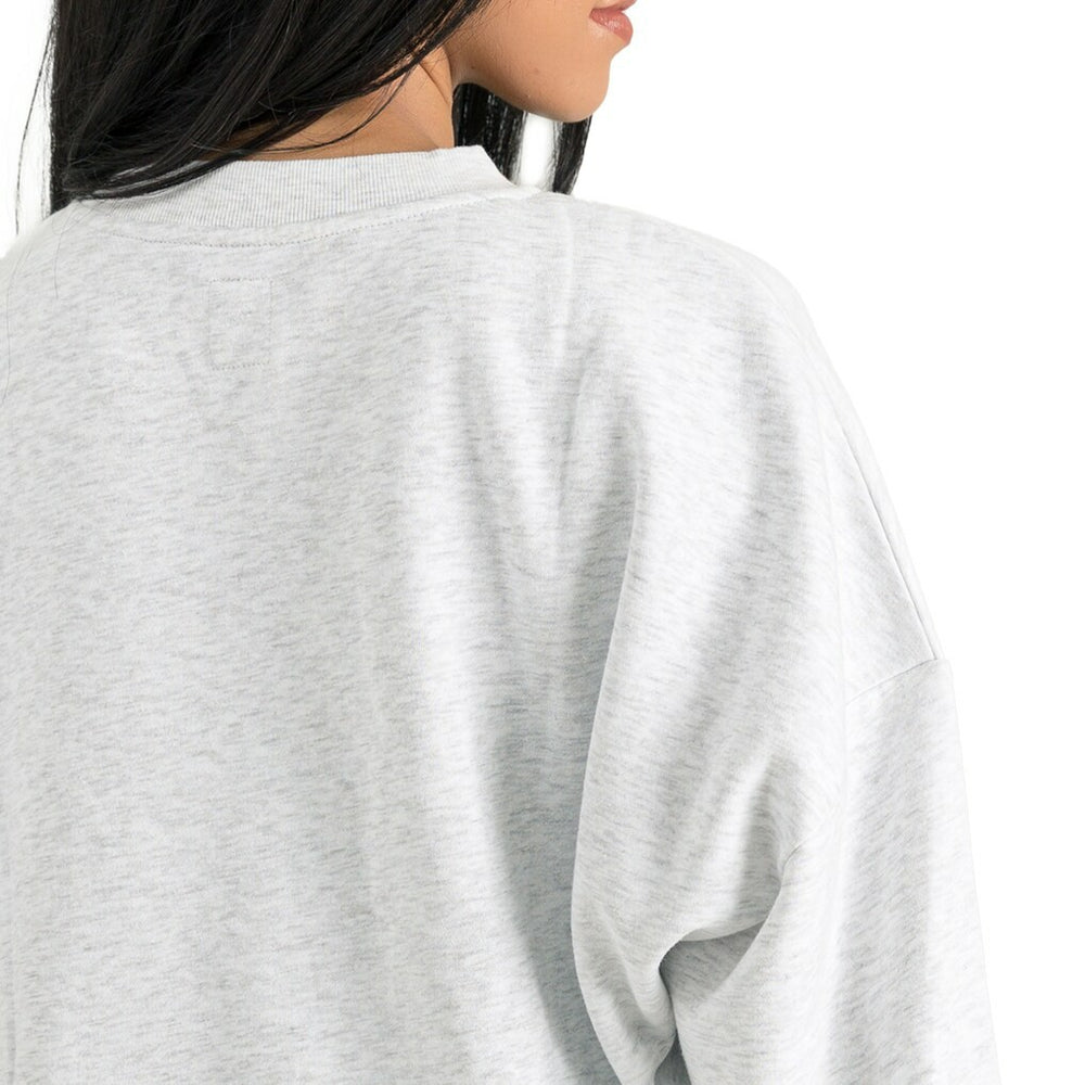 Los Angeles Chargers Gameday Couture Women's Heritage Premium Fleece Pullover Sweatshirt Gray