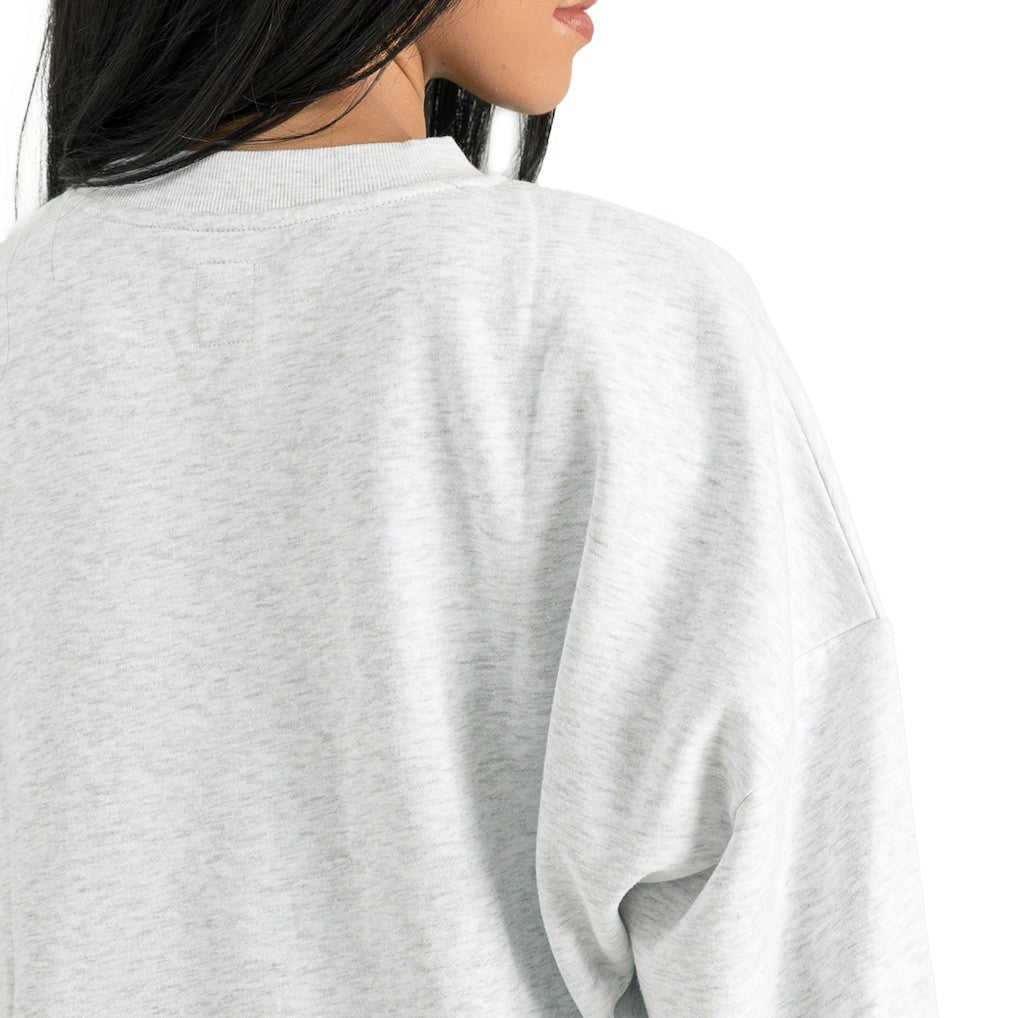San Francisco 49ers Gameday Couture Women's Heritage Premium Fleece Pullover Sweatshirt Gray