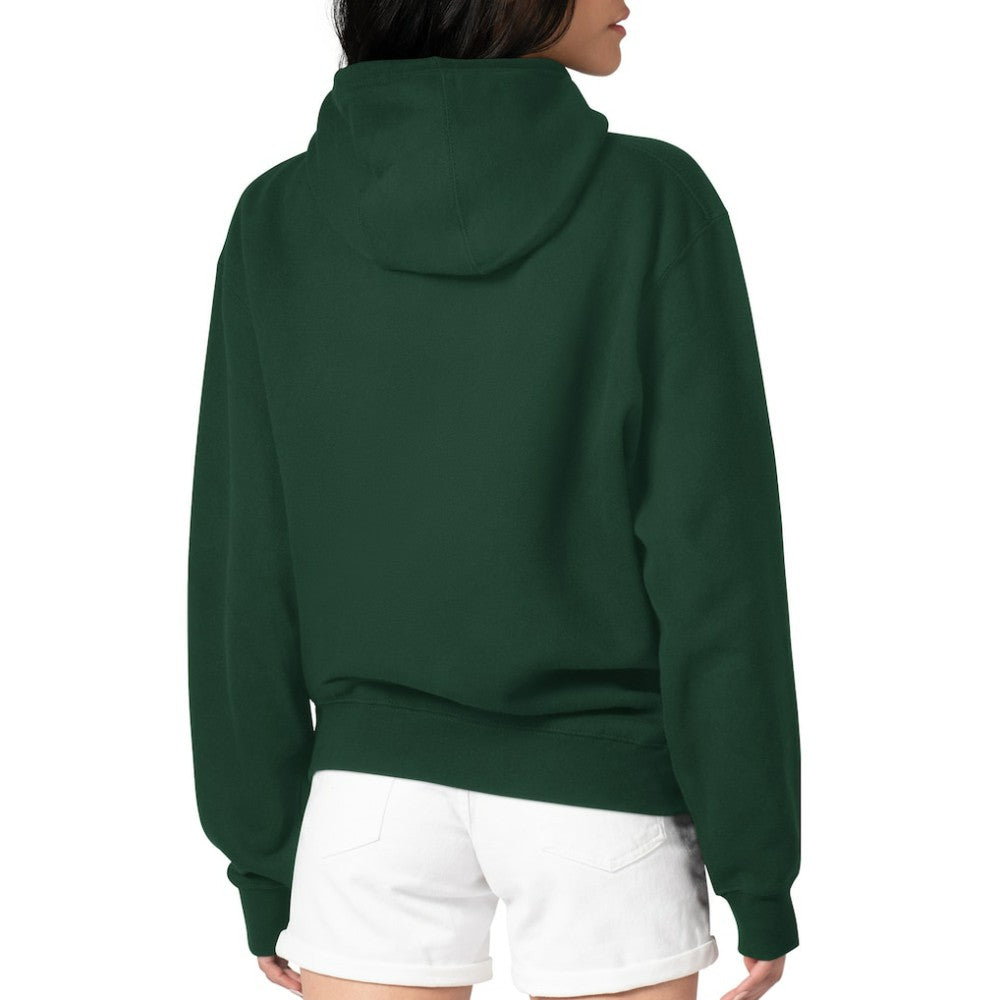 Athletics Starter Women's Fireworks Fleece Tri-Blend Pullover Hoodie - Green - MLB Lifestyle