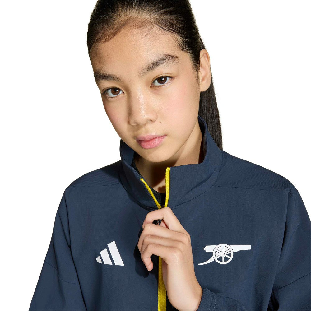 Arsenal Youth 2025/26 Club Anthem Full-Zip Jacket Navy - Adidas
