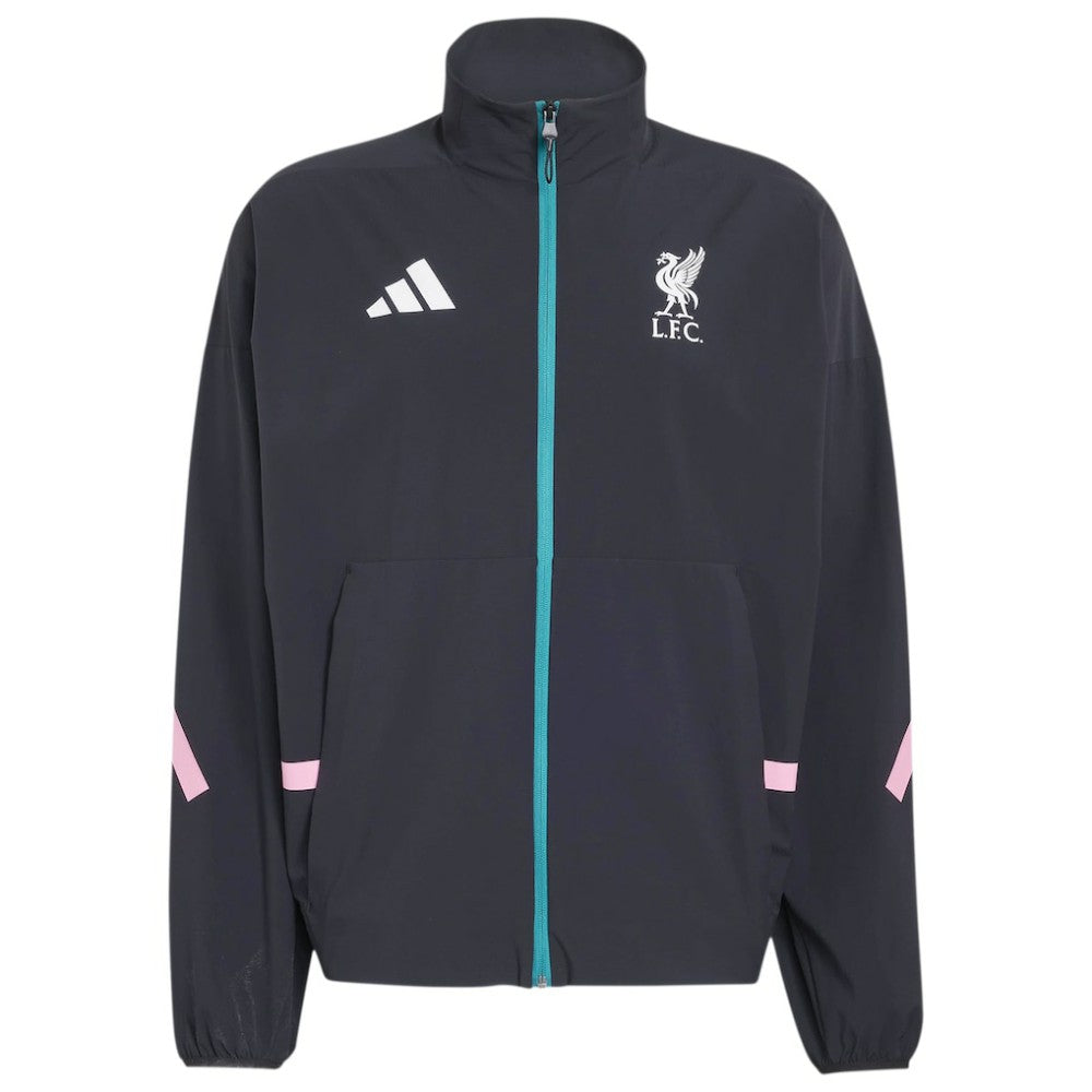 Liverpool 2025/26 Club Anthem Full-Zip Jacket Black - Adidas for sale