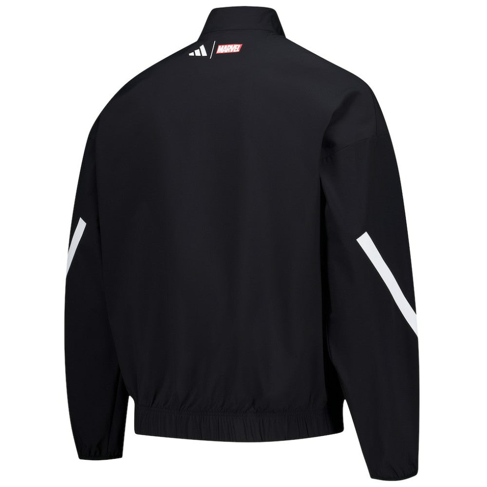 Real Madrid x Marvel Anthem Full-Zip Jacket Black - Adidas