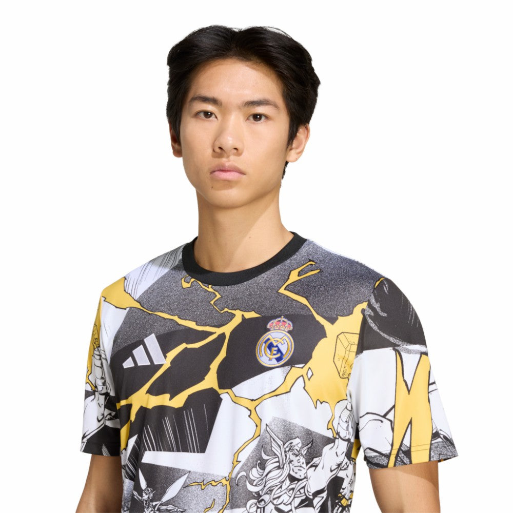 Real Madrid x Marvel AEROREADY 2025/26 Pre-Match Top White - Adidas Discount