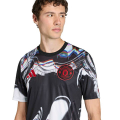 Manchester United 2025/26 Pre-Match Training Jersey Black - Adidas sale