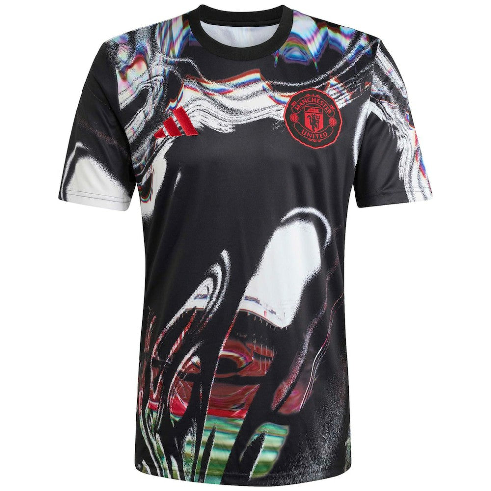 Manchester United 2025/26 Pre-Match Training Jersey Black - Adidas sale