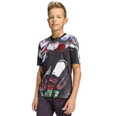 Manchester United Youth 2025/26 Pre-Match Training Jersey Black - Adidas Discount