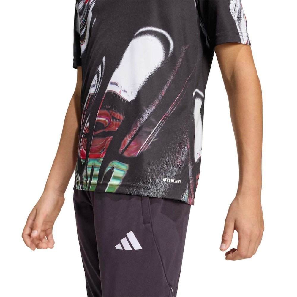 Manchester United Youth 2025/26 Pre-Match Training Jersey Black - Adidas Discount