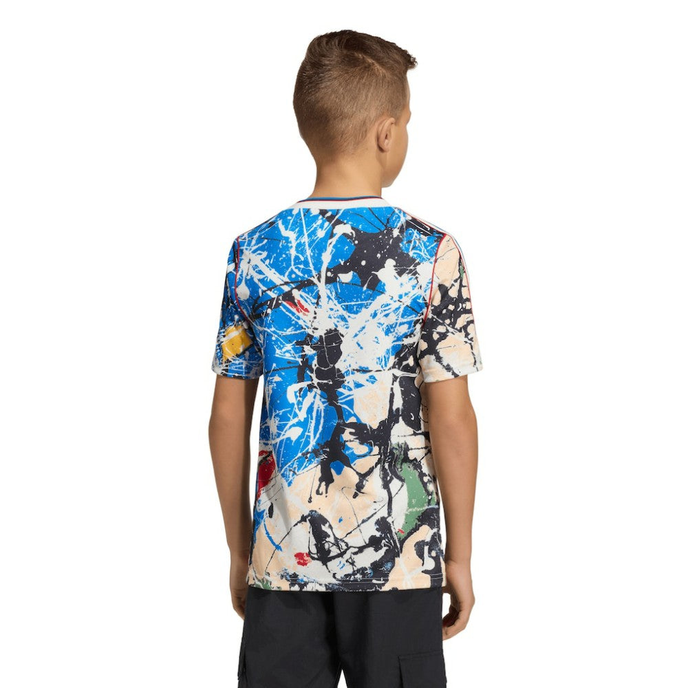 Manchester United X Stone Roses Youth Replica Jersey Blue - Adidas sale
