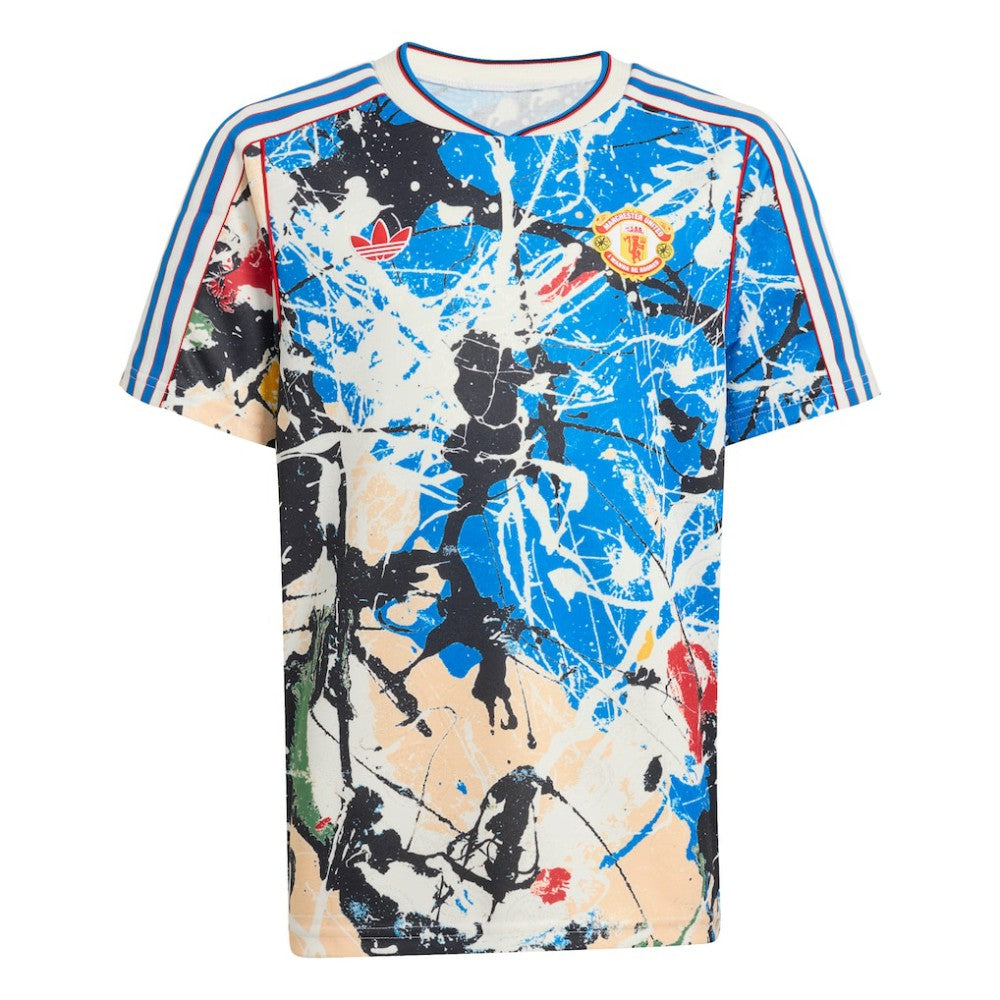 Manchester United X Stone Roses Youth Replica Jersey Blue - Adidas sale