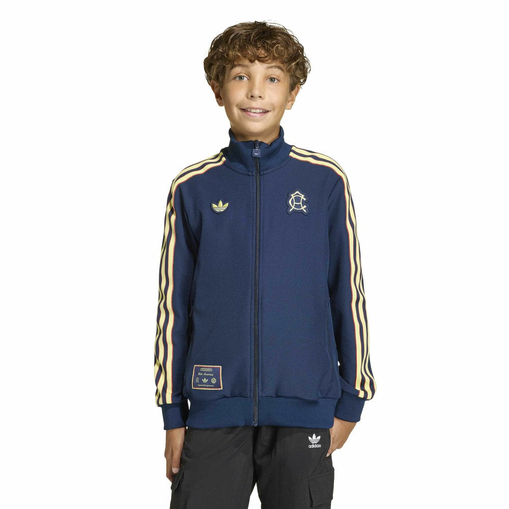 Club America Youth Terrace Icons Full-Zip Track Top Navy - Adidas