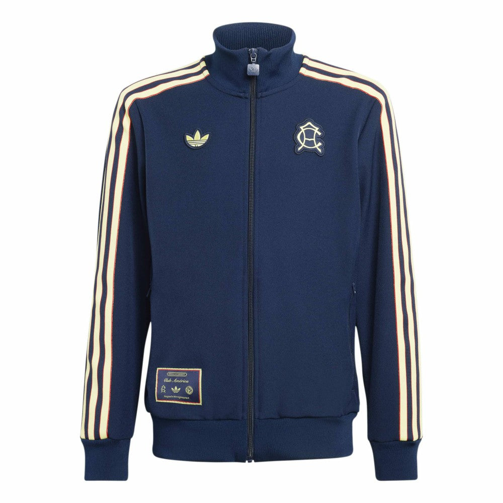 Club America Youth Terrace Icons Full-Zip Track Top Navy - Adidas