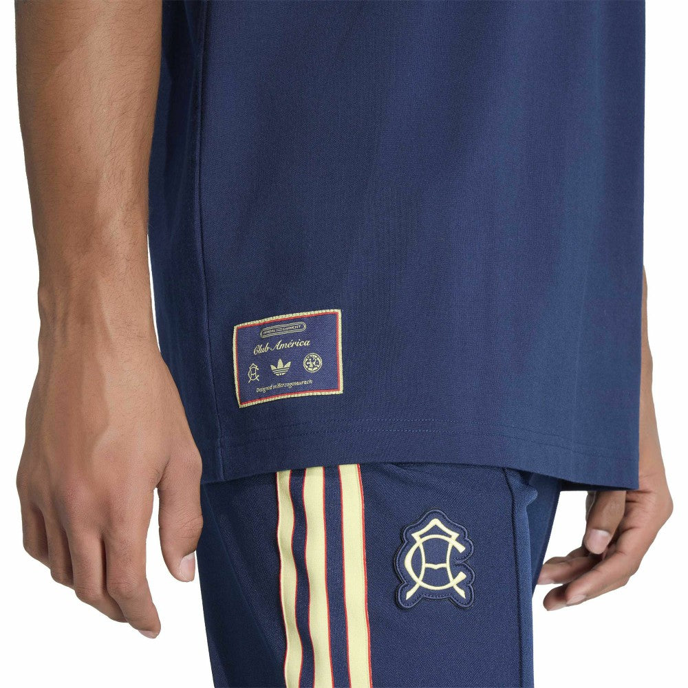 Club America Terrace Icons T-Shirt Navy - Adidas