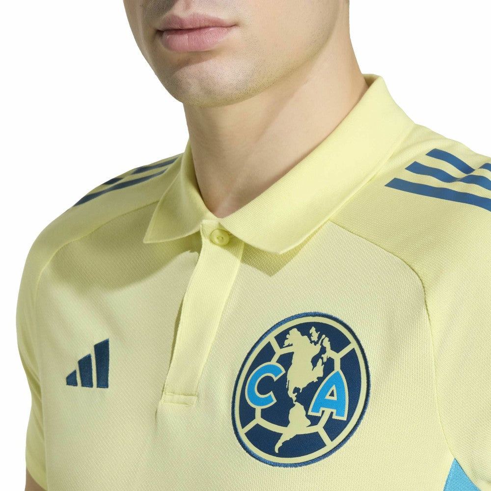 Club America Tiro 2025/26 Training Polo Yellow - Adidas cheap