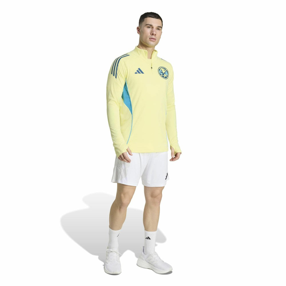 Club America Tiro 2025/26 AEROREADY Raglan Full-Zip Training Top Yellow - Adidas Discount