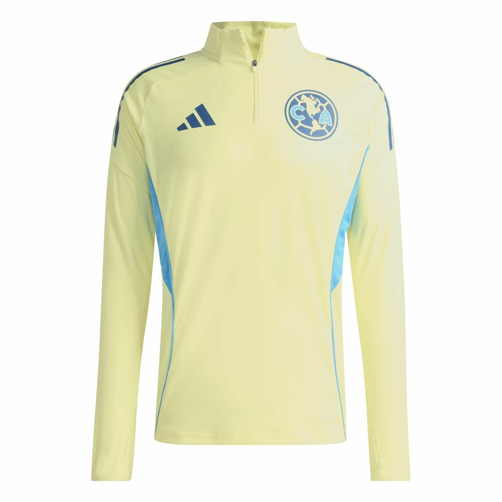 Club America Tiro 2025/26 AEROREADY Raglan Full-Zip Training Top Yellow - Adidas Discount
