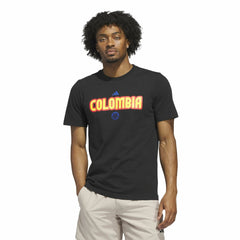 Colombia National Team Jersey Hook T-Shirt Black - Adidas Discount