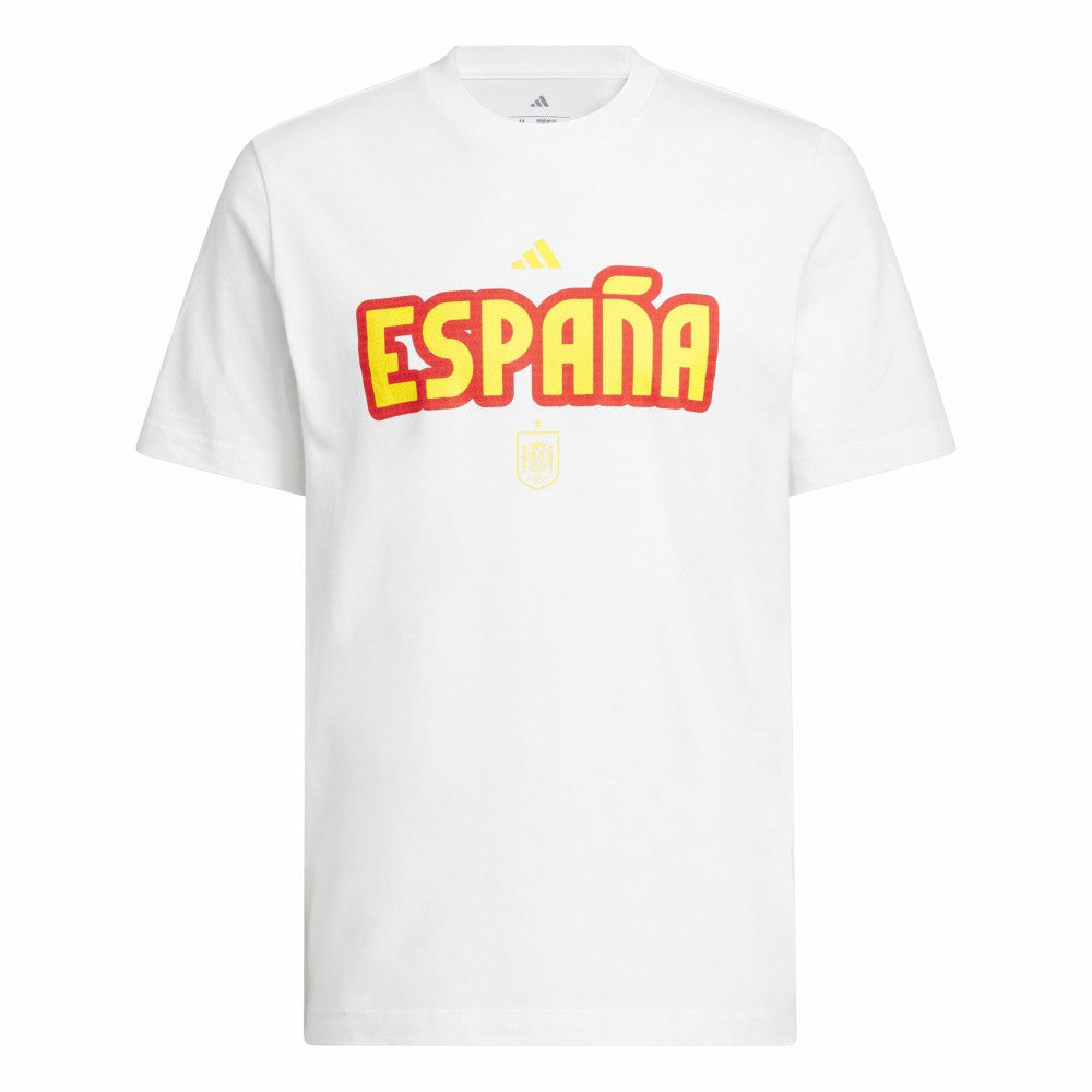 Spain National Team Jersey Hook T-Shirt White - Adidas outlet