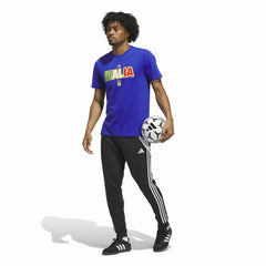 Italy National Team Jersey Hook T-Shirt Blue - Adidas outlet