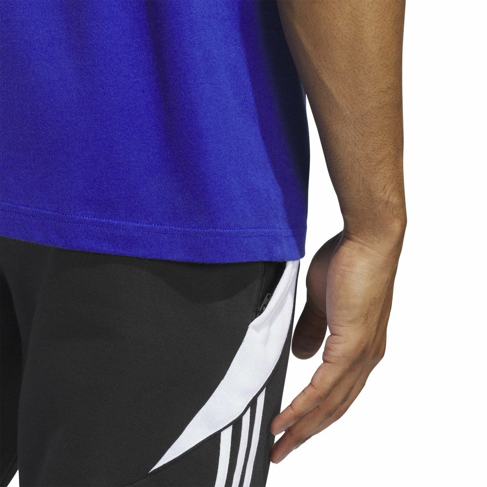 Italy National Team Jersey Hook T-Shirt Blue - Adidas outlet