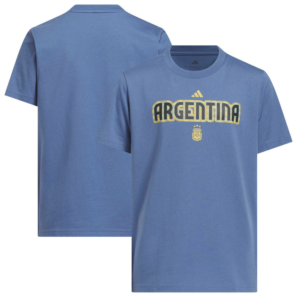 Argentina National Team Youth Jersey Hook T-Shirt Blue - Adidas cheap