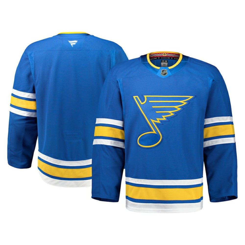 St. Louis Blues Fanatics Home Authentic Pro Jersey - Blue - NHL 203134944