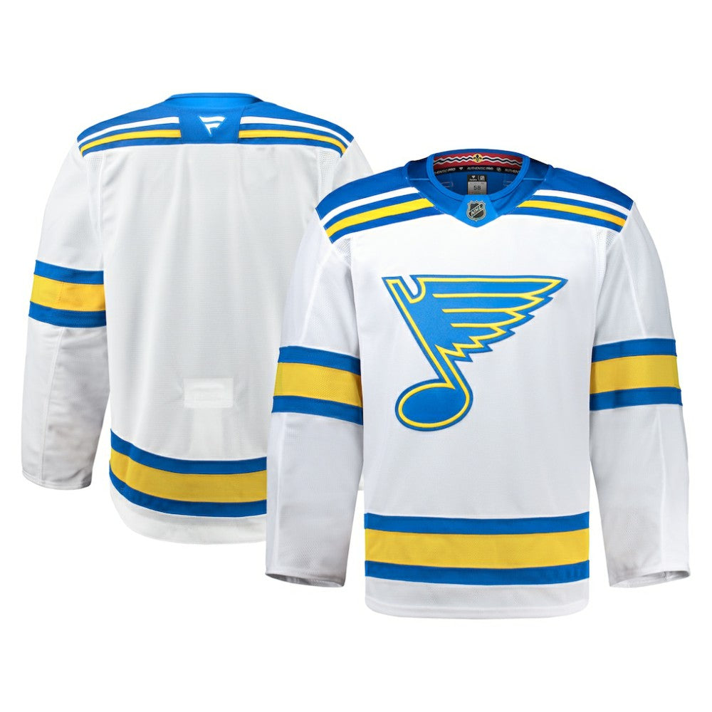 St. Louis Blues Fanatics Away Authentic Pro Jersey - White - NHL 203134945