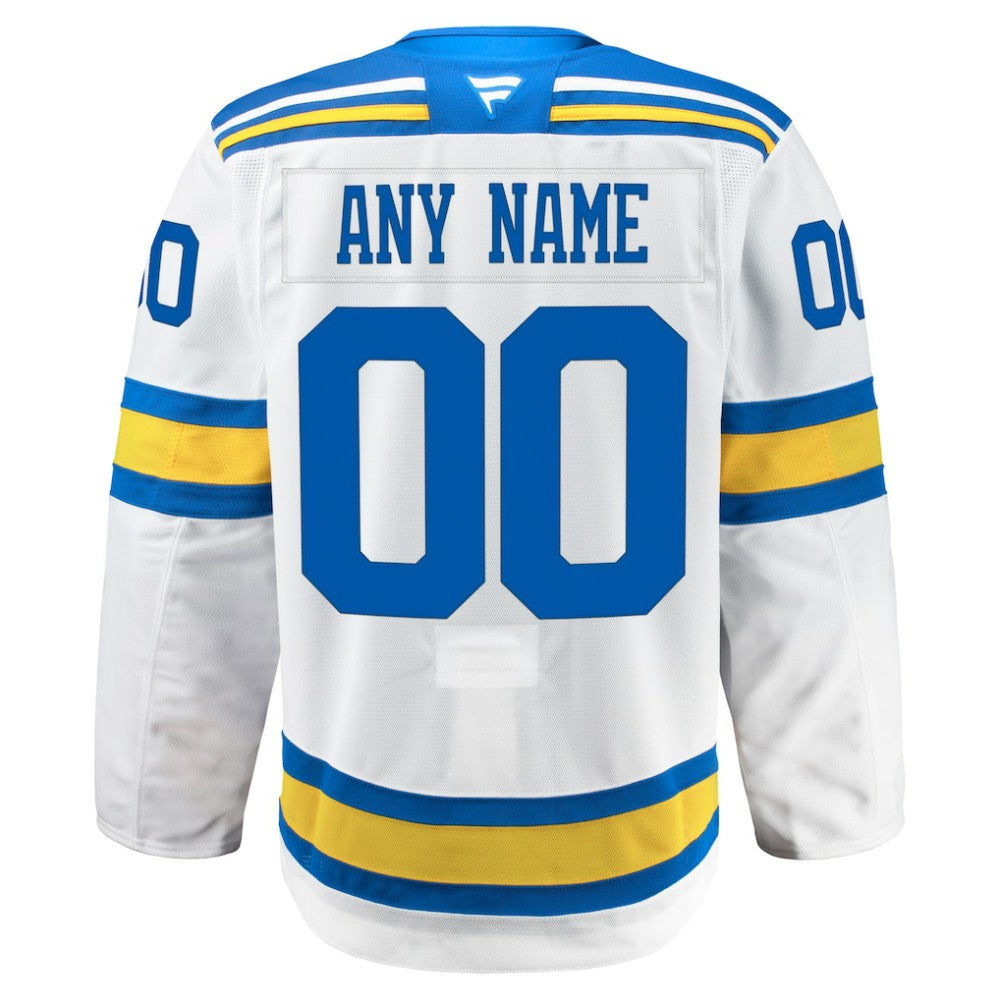 St. Louis Blues Fanatics Away Authentic Pro Custom Jersey - White - NHL 203134968