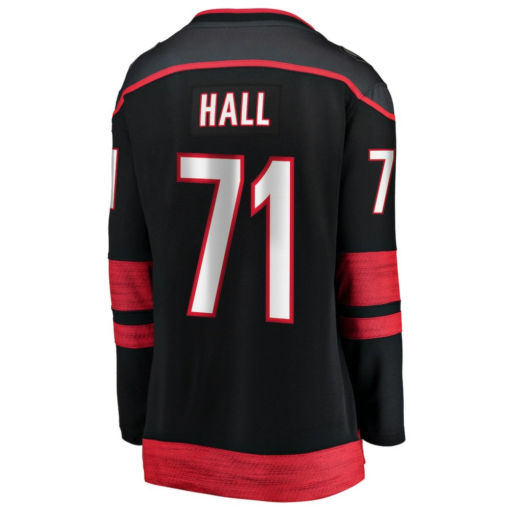 Taylor Hall Carolina Hurricanes Fanatics Women's Home Breakaway Player Jersey - Black - NHL 203135888