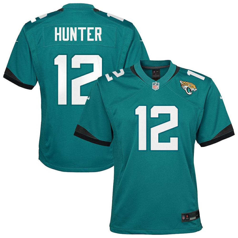 Nike Travis Hunter Jacksonville Jaguars Youth Team Game Jersey Teal