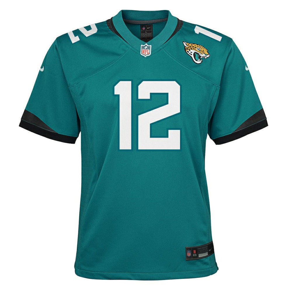 Nike Travis Hunter Jacksonville Jaguars Youth Team Game Jersey Teal