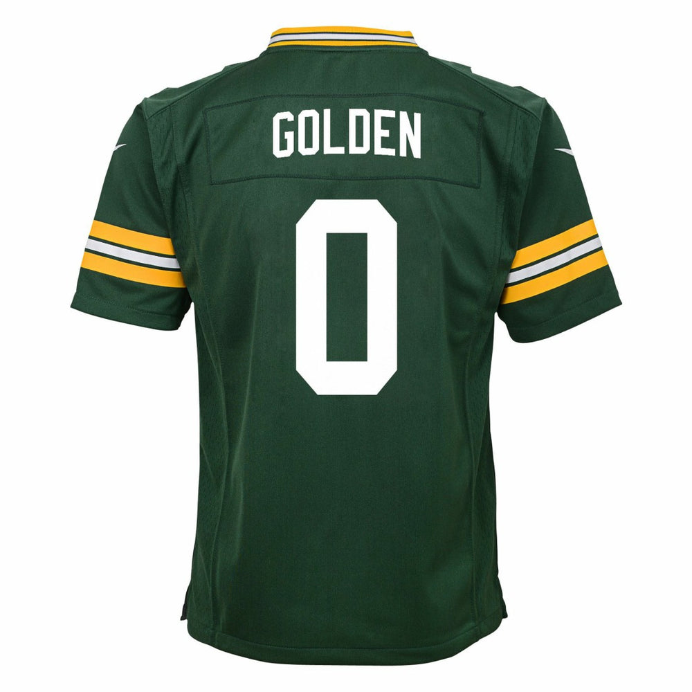 Nike Matthew Golden Green Bay Packers Youth Team Game Jersey Green
