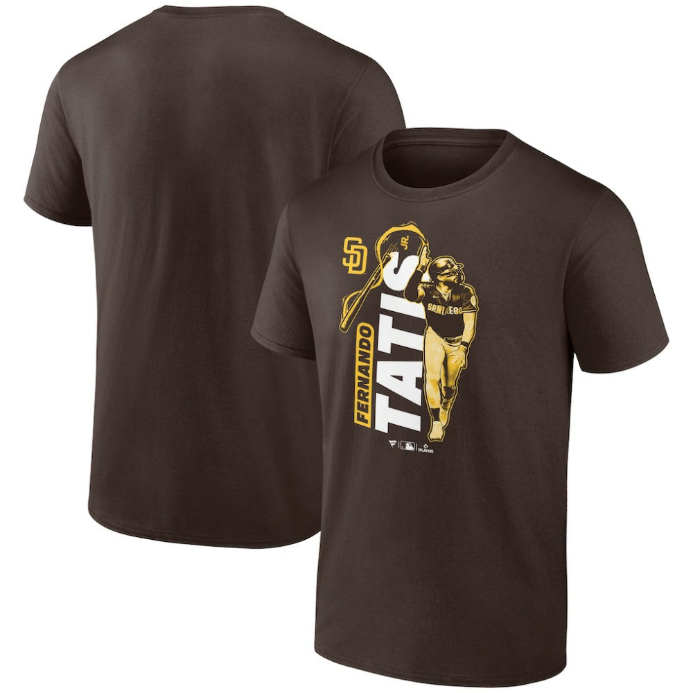 Fernando Tatis Jr. San Diego Padres Electric Moments T-Shirt - Brown - MLB Lifestyle