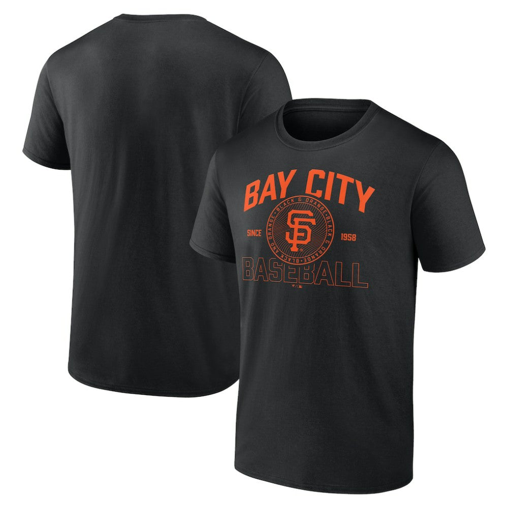 San Francisco Giants Bay City Baseball T-Shirt - Black - MLB Online