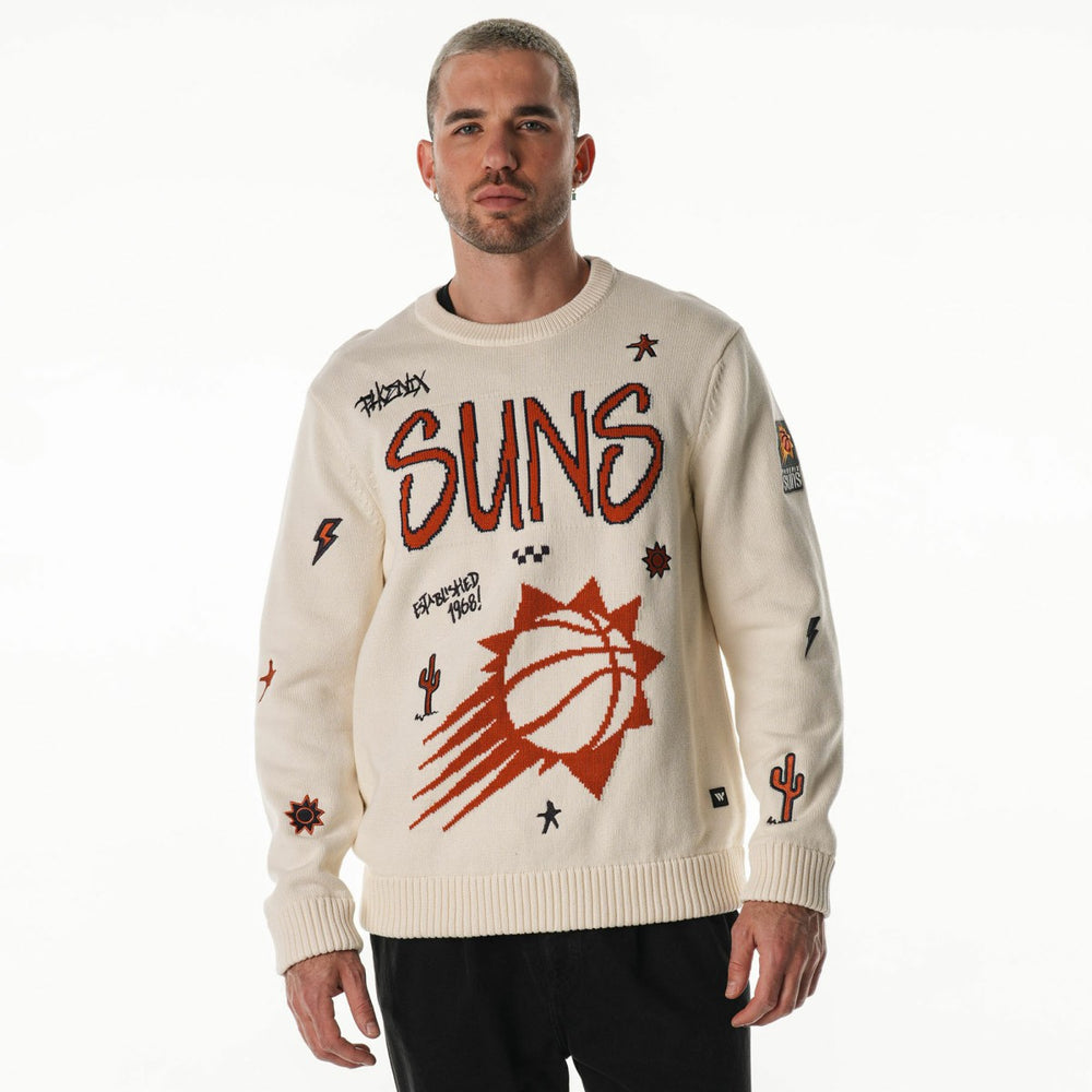 Phoenix Suns The Wild Collective Unisex 2025/26 City Edition Jacquard Sweater Cream