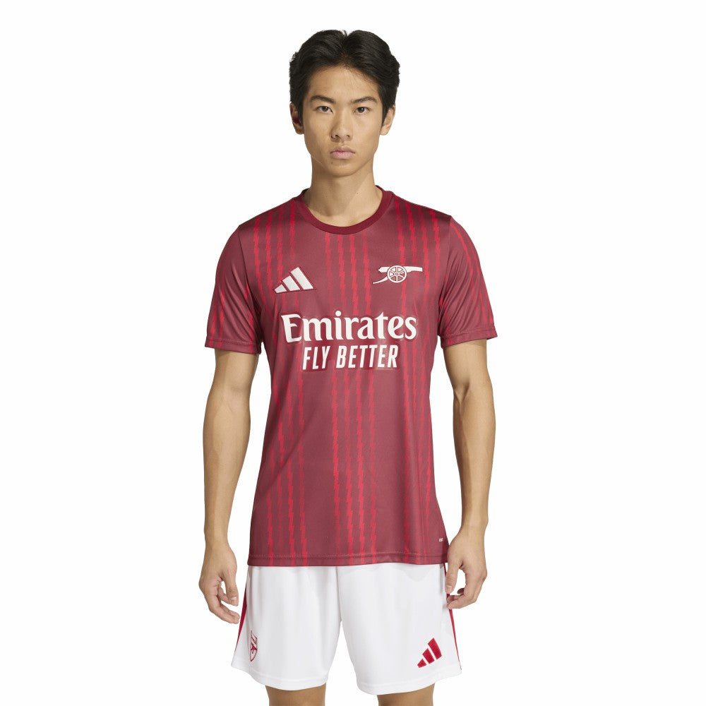 Arsenal 2025/26 Pre-Match Training Jersey Red - Adidas for sale