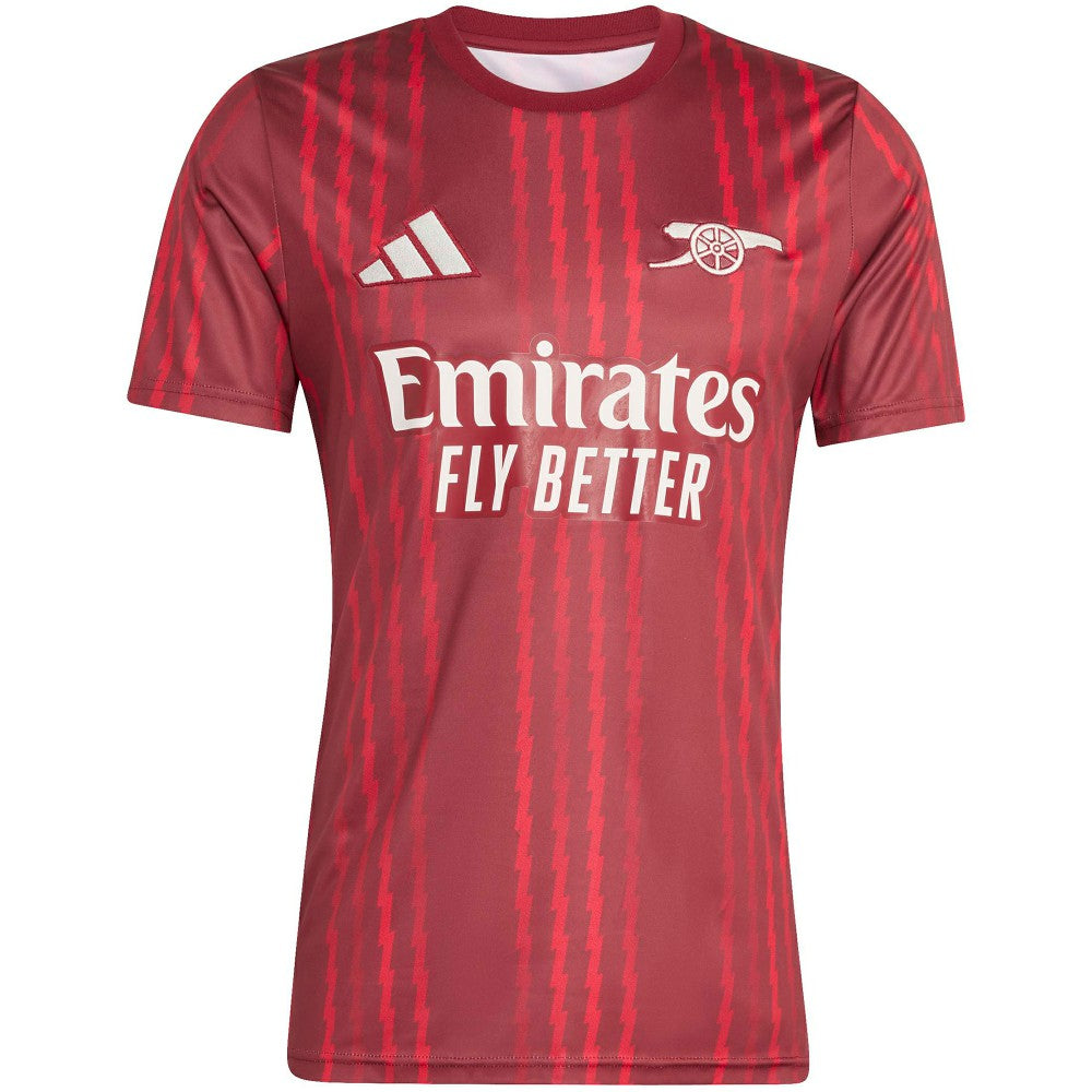 Arsenal 2025/26 Pre-Match Training Jersey Red - Adidas for sale