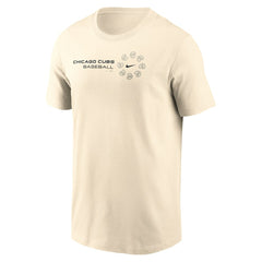 Chicago Cubs Nike Pinwheel Lockup T-Shirt - Natural - Nike Discount