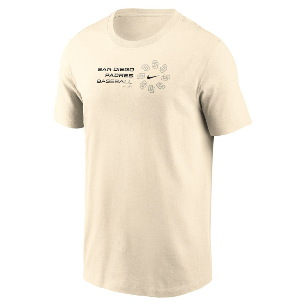 San Diego Padres Nike Pinwheel Lockup T-Shirt - Natural - Nike on Sale
