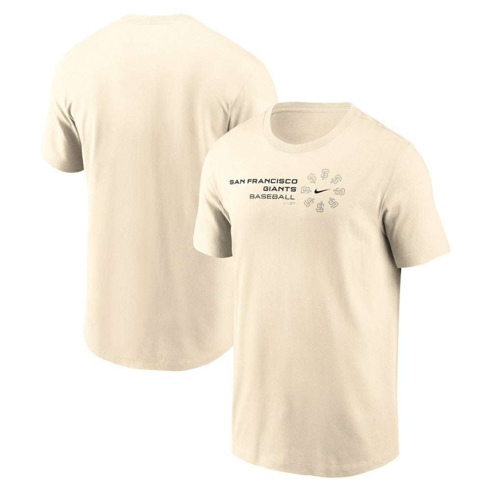 San Francisco Giants Nike Pinwheel Lockup T-Shirt - Natural - Nike Online