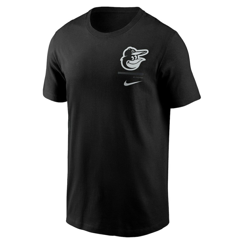 Baltimore Orioles Nike  Bar Loading T-Shirt - Black - Nike Online