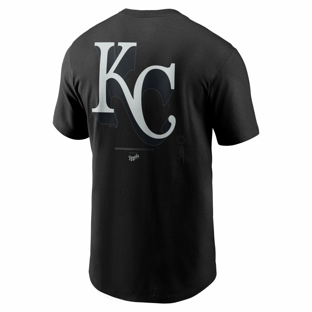 Kansas City Royals Nike  Bar Loading T-Shirt - Black - Nike Lifestyle